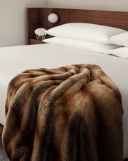 Lake Como Faux Fur Throw