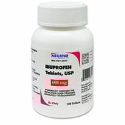 Ibuprofen 600 mg Tablets by Ascend Laboratories 100 Count (RX)