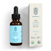 Organic Full-Spectrum CBD in MCT Oil - Natural Flavor