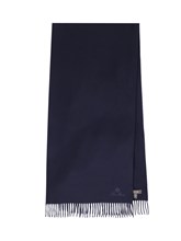 Large logo cashmere scarf