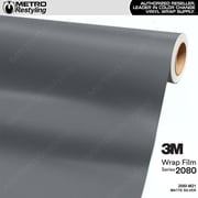 3M 2080 Matte Silver Vinyl Wrap | M21