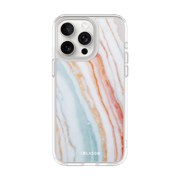 iPhone 15 Pro Halo MagSafe Cute Phone Case - Marble Rainbow