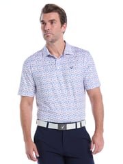 Mens Day All Over Birdie Print Polo