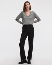 Straight-Leg High-Rise Pant - Petite