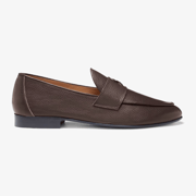 Men's Brown Pebbled Leather Centesimo