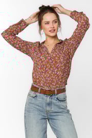 Tucker Golden Ditsy Floral Shirt