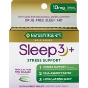 Nature's Bounty Sleep3 + Stress Support Tri-Layer Tablets, 28 CT
