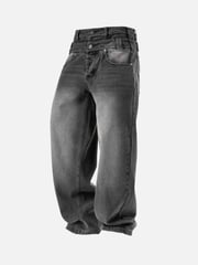 DOUBLE WAIST DENIM