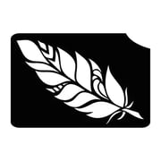 Glitter Tattoo Stencil Feather Boho  - 5 pack