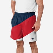 New England Patriots Colorblock Double Down Liner Training Shorts