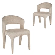 Set of 2 - Voss Dining Chair - Stonish Beige