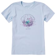 Women's Dragonfly Lotus Breathe Short Sleeve Tee