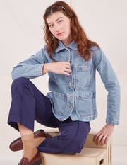 Indigo Denim Work Jacket - Light Wash