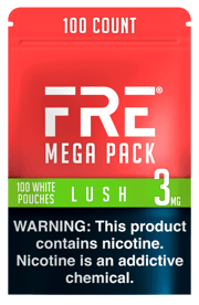 FRE Lush Mega Pack 3MG Nicotine Pouches - Bundle