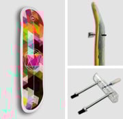 Skateboard Deck Display | Floating Mount