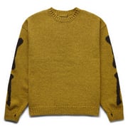 5G WOOL BONE CREW SWEATER