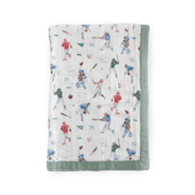 Deluxe Muslin Baby Quilt - Home Run