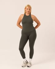 Serenity Invisible Scrunch Leggings | Deep Olive
