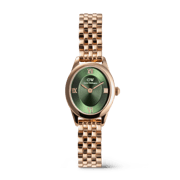 Ophelia Mini Emerald Rose Gold