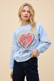 Loretta Lynn Blue Kentucky Girl Varsity Sweatshirt