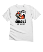 Musubi Sharka™ - White Short Sleeve Crewneck T-Shirt