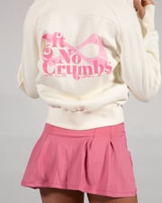 LEFT NO CRUMBS CROP 1/4 ZIP HOODIE