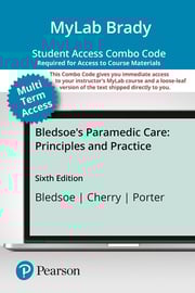 MyLab BRADY with Pearson eText + Print Combo Access Code for Paramedic Care: Principles and Practice, Volumes 1-2