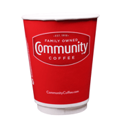 Community Coffee 12 ounce Paper Cup (600 count)