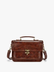 Women's Perforated Messenger Bag