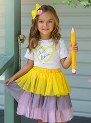 Live, Love, Learn Tutu Skirt Set