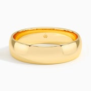 18K Yellow Gold Comfort Fit 5.5mm Wedding Ring
