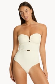 Nautique V Bar Bandeau One Piece