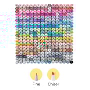 Ohuhu Oahu 320 Colors Dual Tips Alcohol Art Markers, Fine & Chisel