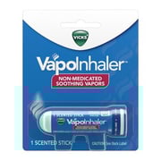 Vicks VapoInhaler Portable Nasal Inhaler, Non-Medicated, 1 Count, 2 Count