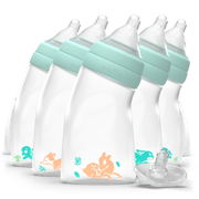 Balance + Bottles - Angled, Woodland Creatures, STANDARD Neck, 5oz