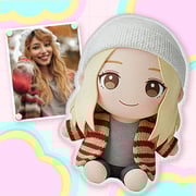 Custom Photo Plush Doll Pillow Personalized Cartoon Mini Me Plush Pillow Gift for Him