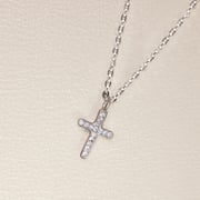 Passage Cross Necklace  (Sterling Silver)