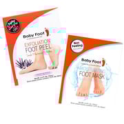 Exfoliation Foot Peel + Moisturizing Mask Bundle