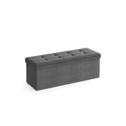 43 Inches Folding Storage Ottoman Bench