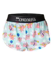 Women's Flying Pigs 1.5" Split Shorts