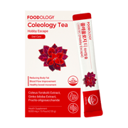 Coleology Plant-Based Diet Supplements, Body Fat Reduction and Weight Loss Tea, 15 pouch 
