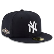 Men's New York Yankees New Era Navy 2025 MLB Postseason Side Patch 59FIFTY Fitted Hat