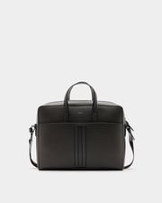 Mythos Briefcase in Grey Recycled Leather