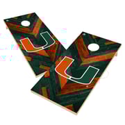 University of Miami Hurricanes | 2x4 Solid Wood Cornhole