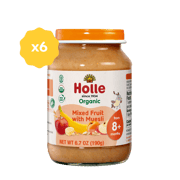 Holle Organic Baby Food Jar - Mixed Fruit with Muesli - 6 Jars