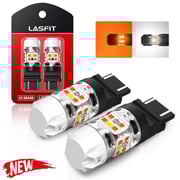 3157 3057 4057 4157 Switchback CanBus LED Bulbs Front Turn Signal Lights | Error Free Anti Hyper Flash, T3 Series Upgraded Version | 2 Bulbs