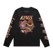 Kings Women's Violent Gentlemen Lunar New Year Black Long Sleeve Shirt