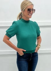 Valle Textured Knit Top
