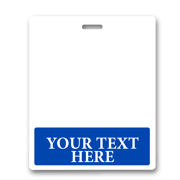 Oversized Custom Printed Horizontal XL Badge Buddy (Extra Large Size)