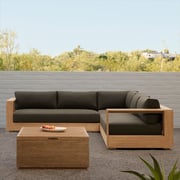 Telluride Outdoor 3-Piece L-Shaped Sectional (115")